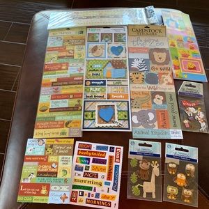 Assorted animal stickers! For your happy planner or scrapbooking!